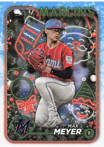 2024 Topps Holiday Baseball Max Meyer #H106
