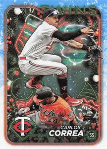 2024 Topps Holiday Baseball Carlos Correa #H63