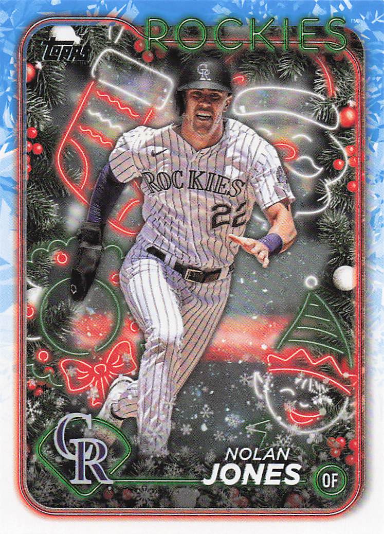 2024 Topps Holiday Baseball Nolan Jones #H115