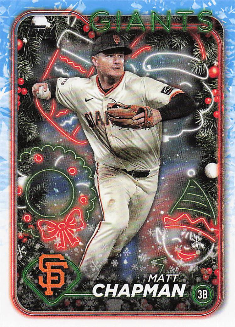 2024 Topps Holiday Baseball Matt Chapman #H26