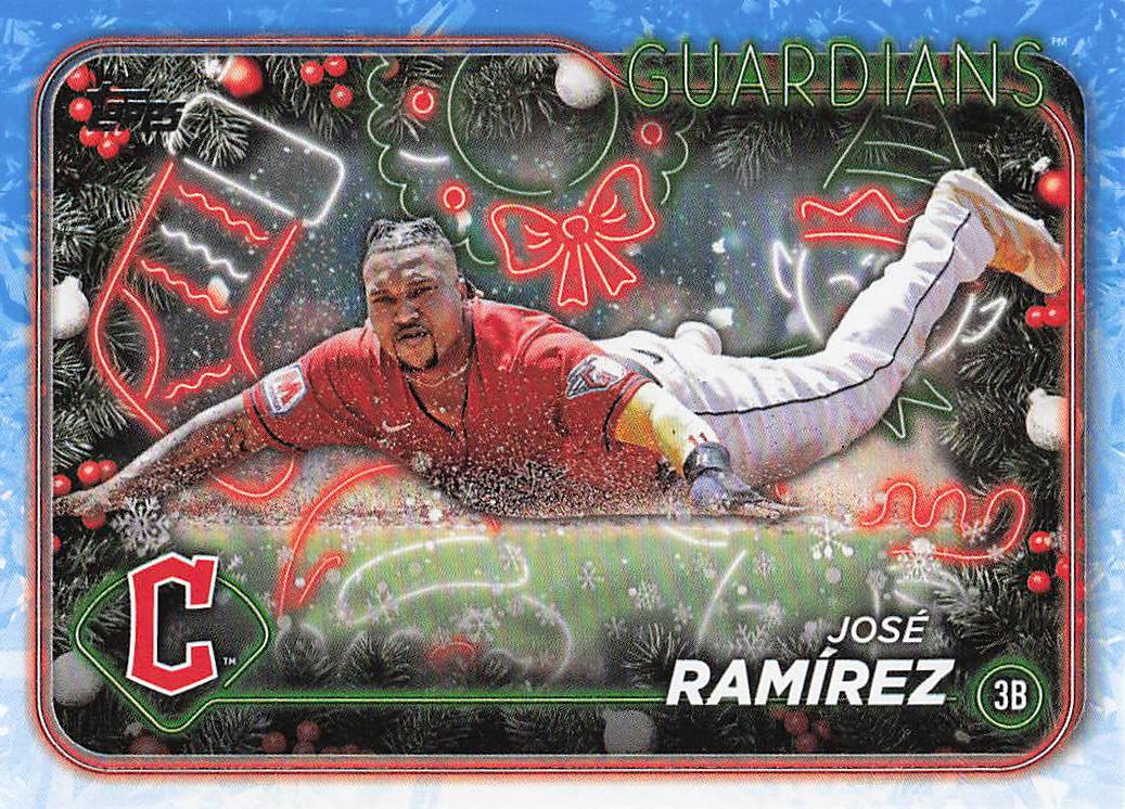 2024 Topps Holiday Baseball José Ramírez #H148b