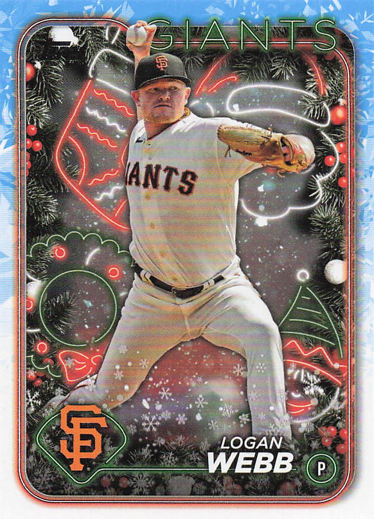 2024 Topps Holiday Baseball Logan Webb #H122