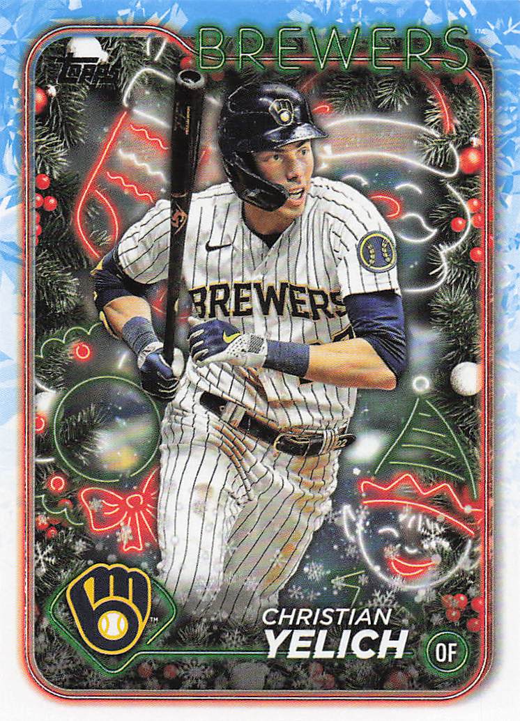 2024 Topps Holiday Baseball Christian Yelich #H140