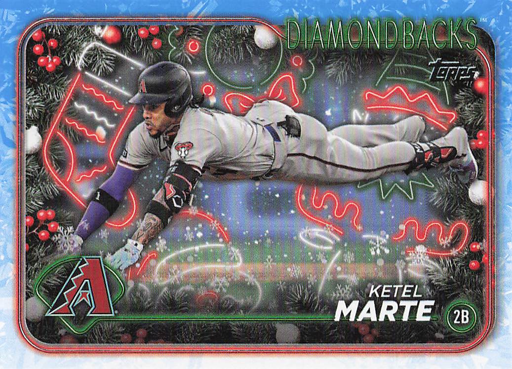 2024 Topps Holiday Baseball Ketel Marte #H87