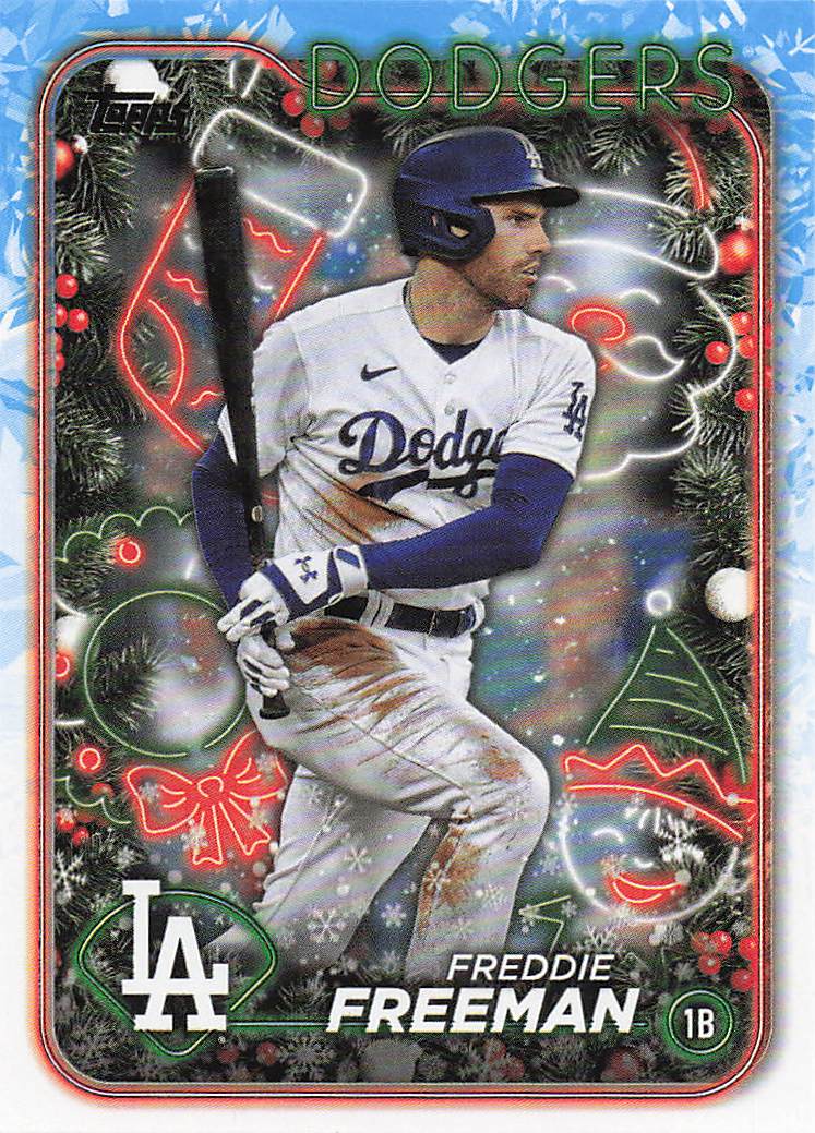 2024 Topps Holiday Baseball Freddie Freeman #H56