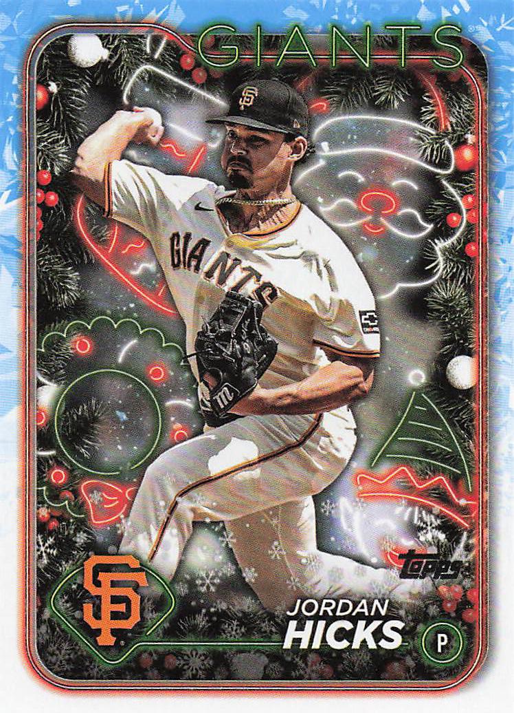 2024 Topps Holiday Baseball Jordan Hicks #H51