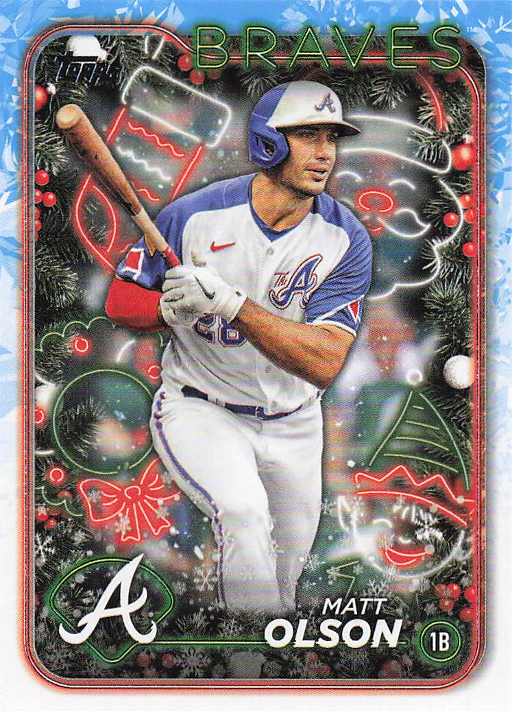 2024 Topps Holiday Baseball Matt Olson #H146