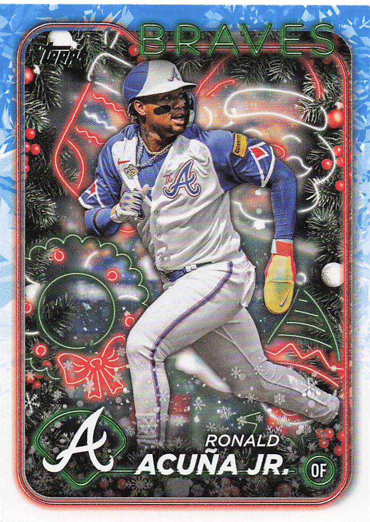 2024 Topps Holiday Baseball Ronald Acuña Jr. #H100b