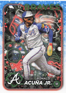 2024 Topps Holiday Baseball Ronald Acuña Jr. #H100b