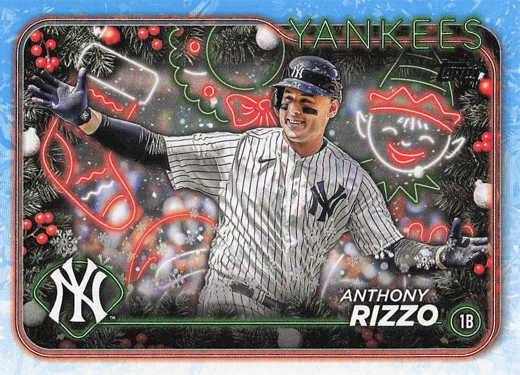 2024 Topps Holiday Baseball Anthony Rizzo #H28
