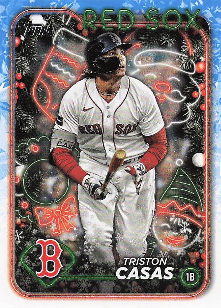 2024 Topps Holiday Baseball Triston Casas #H18