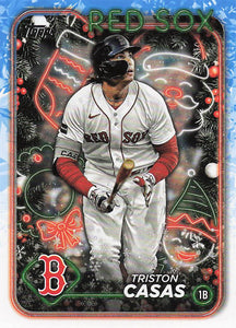 2024 Topps Holiday Baseball Triston Casas #H18