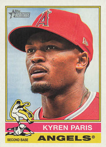 2025 Topps Heritage Baseball Kyren Paris #528