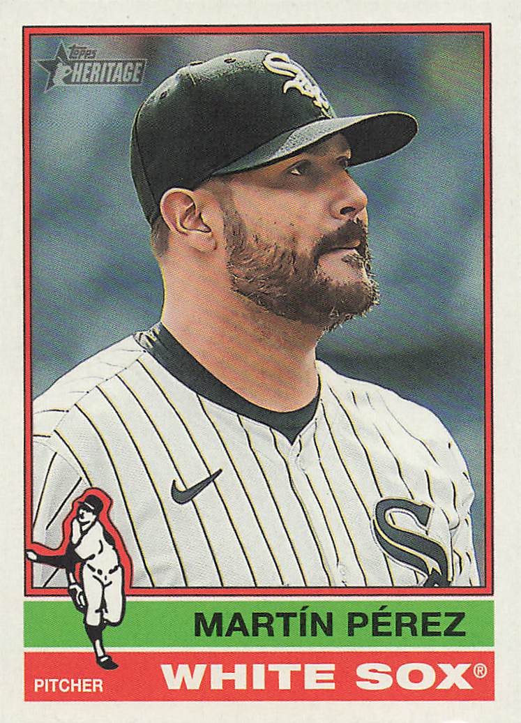 2025 Topps Heritage Baseball Martín Pérez #576