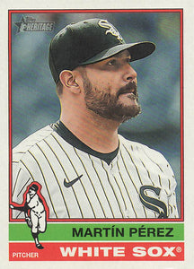 2025 Topps Heritage Baseball Martín Pérez #576