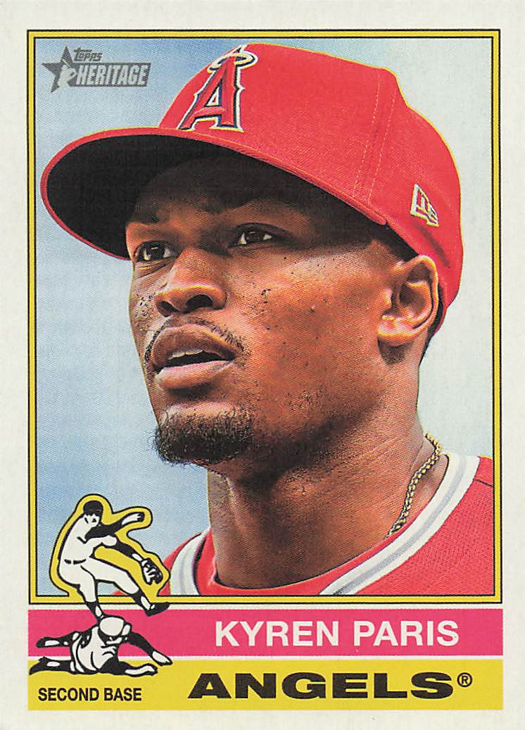 2025 Topps Heritage Baseball Kyren Paris #528