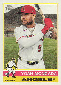 2025 Topps Heritage Baseball Yoán Moncada #689