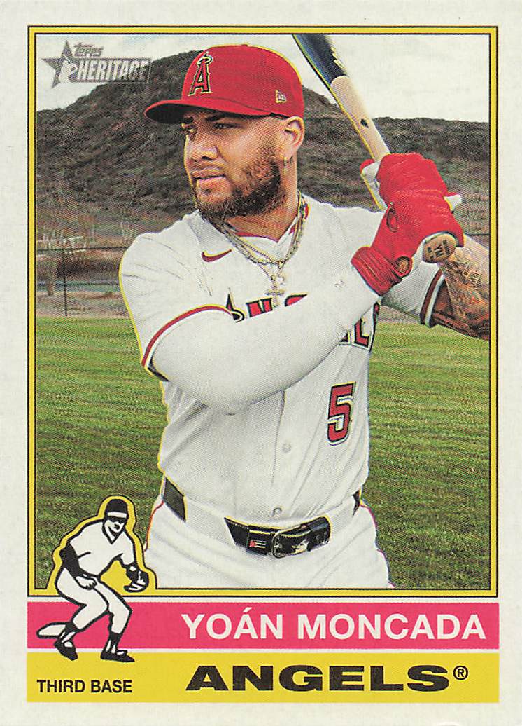 2025 Topps Heritage Baseball Yoán Moncada #689