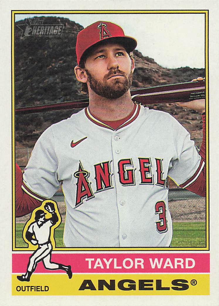 2025 Topps Heritage Baseball Taylor Ward #643
