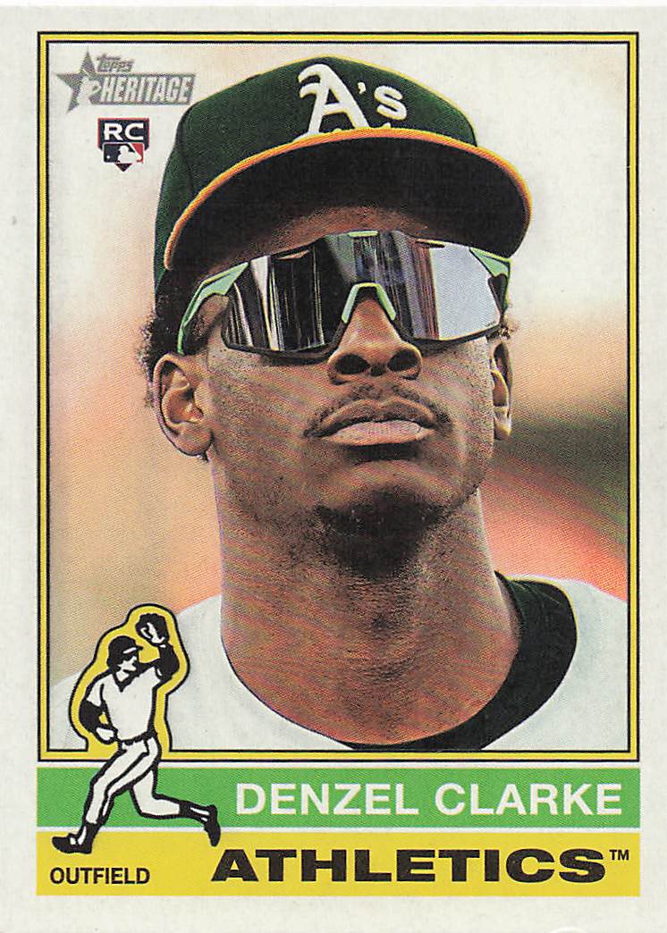 2025 Topps Heritage Baseball Denzel Clarke #571 Rookie
