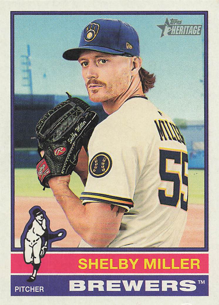 2025 Topps Heritage Baseball Shelby Miller #595