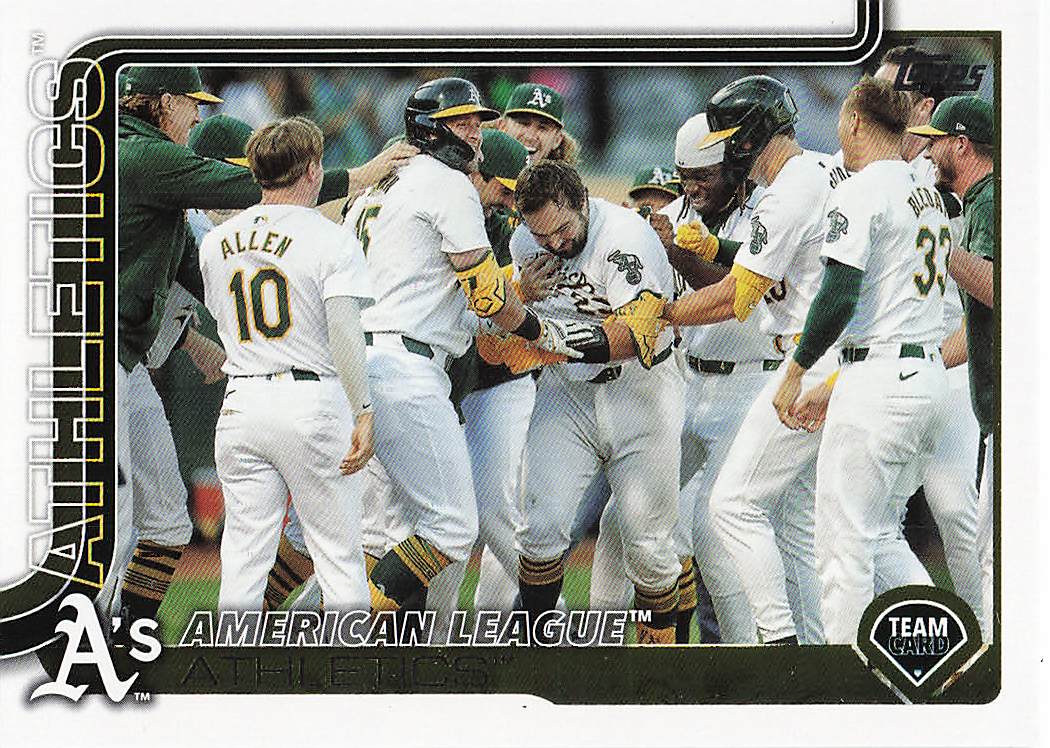 2025 Topps Baseball Athletics #594