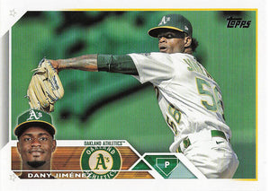 2023 Topps Baseball Dany Jimenez #164 Rookie