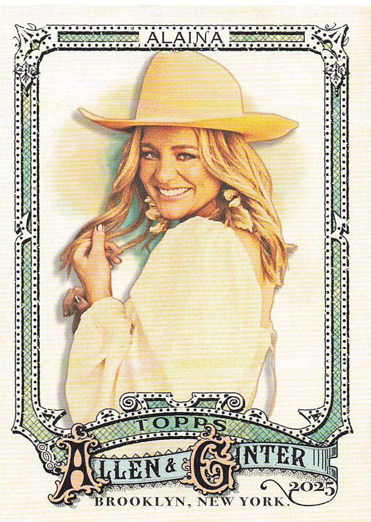 2025 Topps Allen & Ginter Baseball Lauren Alaina #252