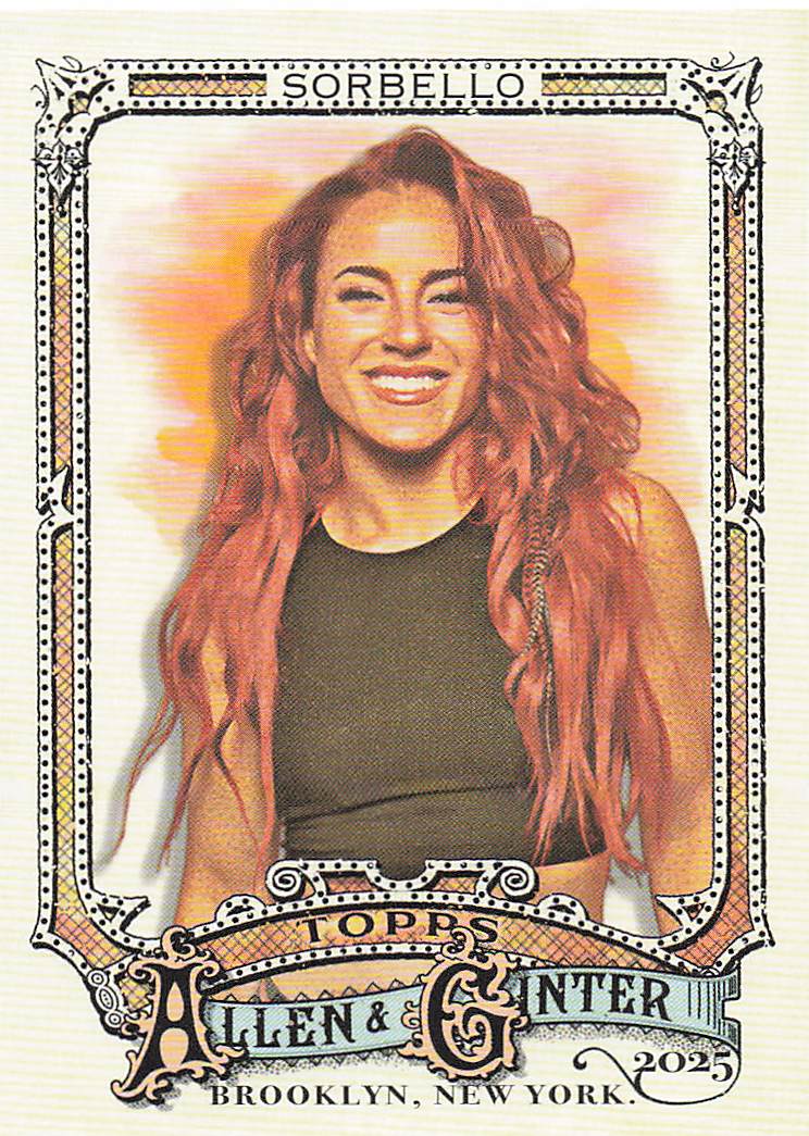 2025 Topps Allen & Ginter Baseball Cara Maria Sorbello #260