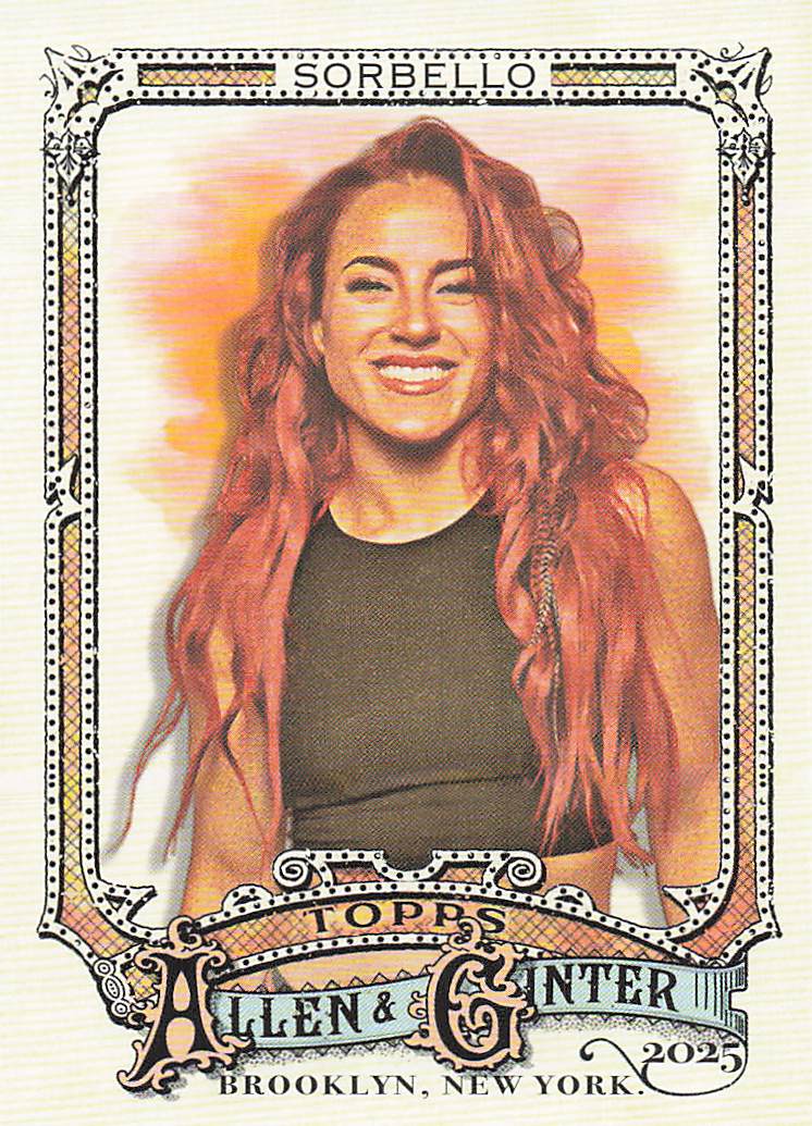 2025 Topps Allen & Ginter Baseball Cara Maria Sorbello #260