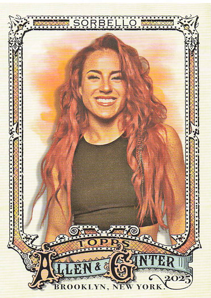 2025 Topps Allen & Ginter Baseball Cara Maria Sorbello #260