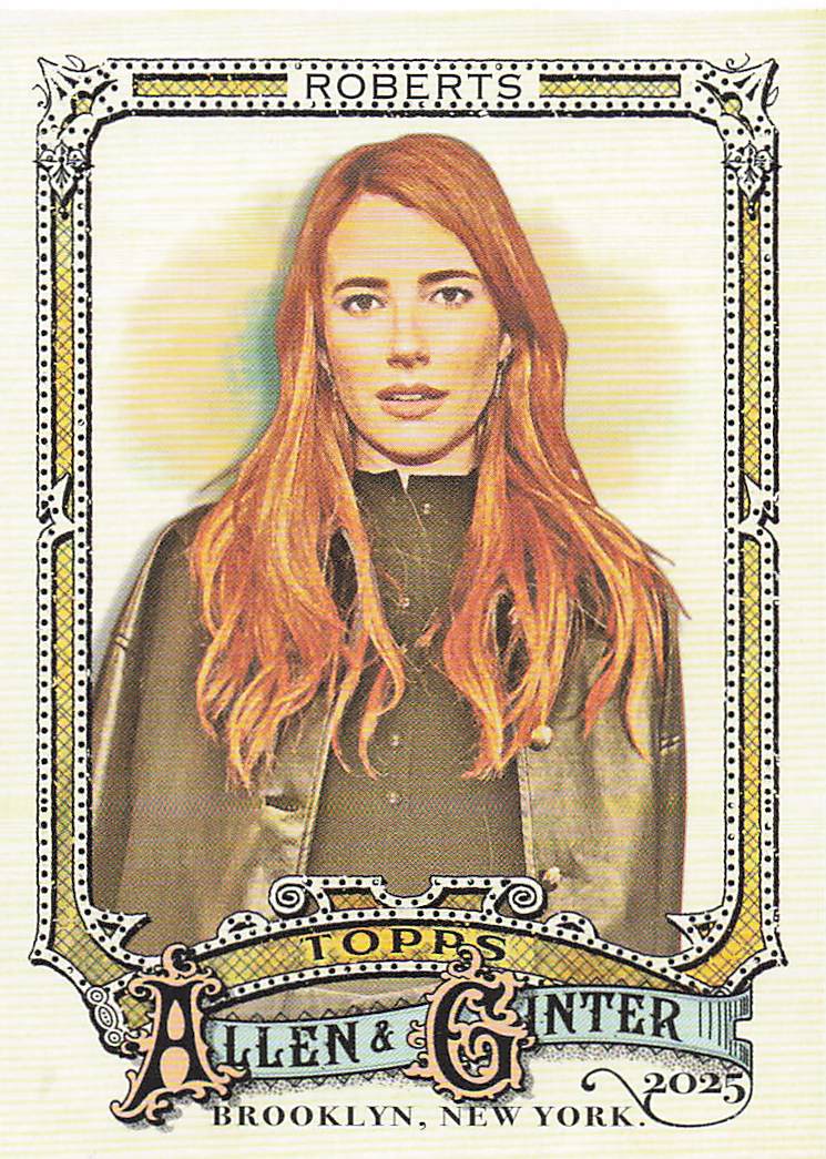 2025 Topps Allen & Ginter Baseball Emma Roberts #286