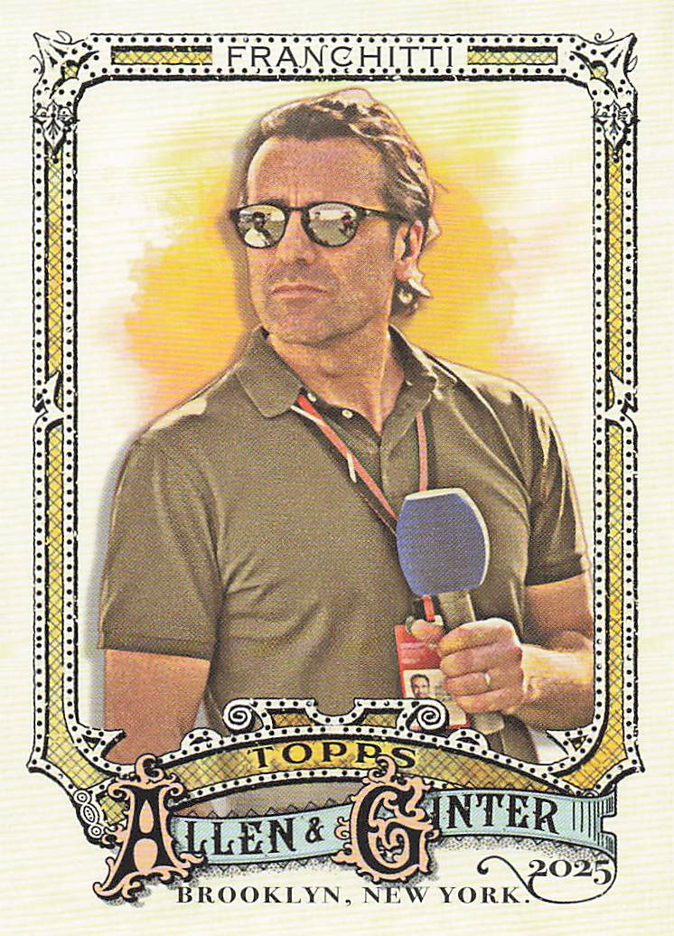 2025 Topps Allen & Ginter Baseball Dario Franchitti #295