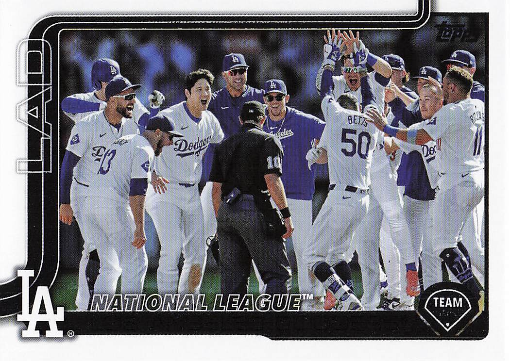 2025 Topps Baseball Los Angeles Dodgers #302