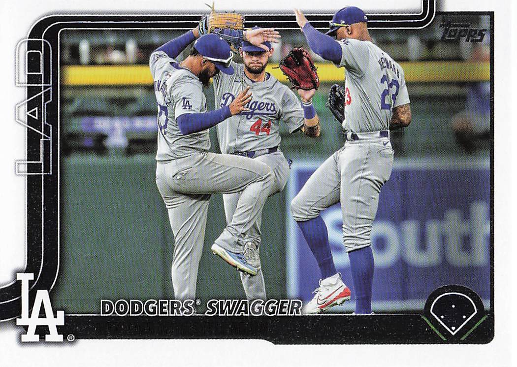 2025 Topps Baseball Dodgers Swagger: Winning With Style Again #255