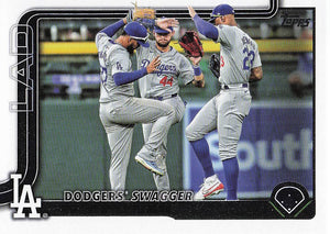2025 Topps Baseball Dodgers Swagger: Winning With Style Again #255
