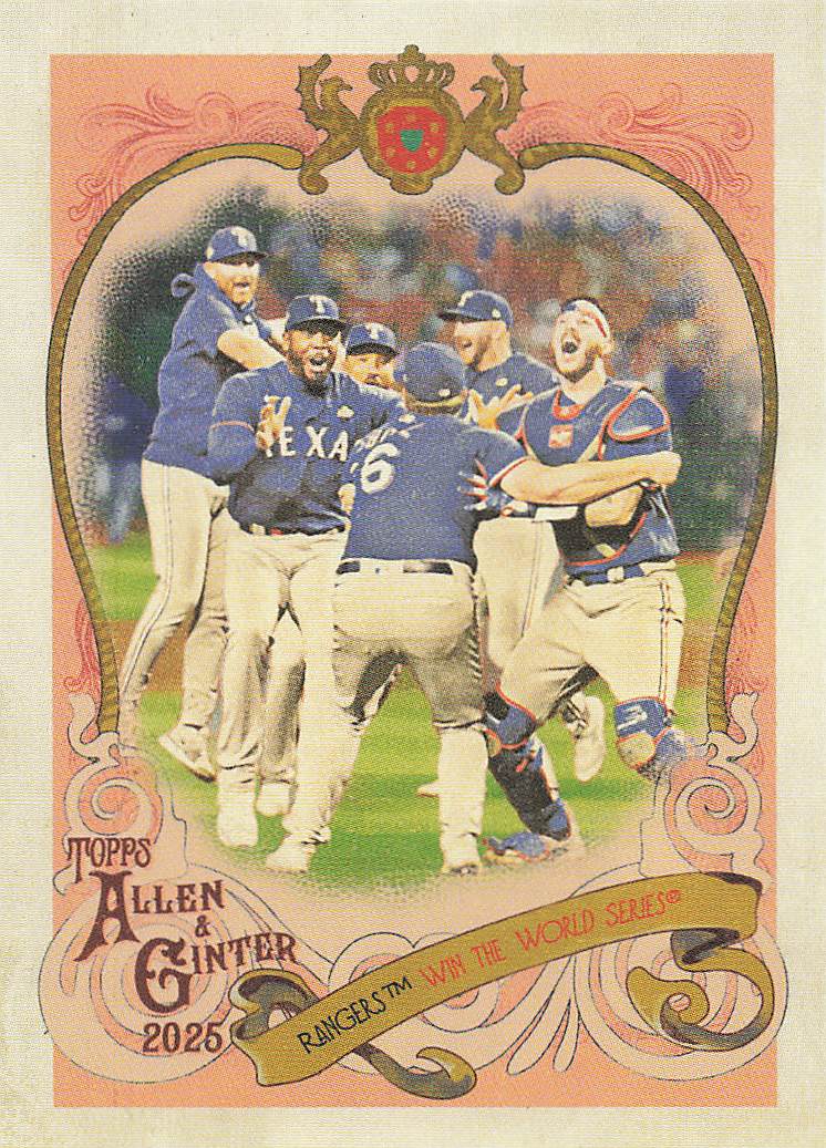 2025 Topps Allen & Ginter Baseball Sweet Victory Jonah Heim #SV-3