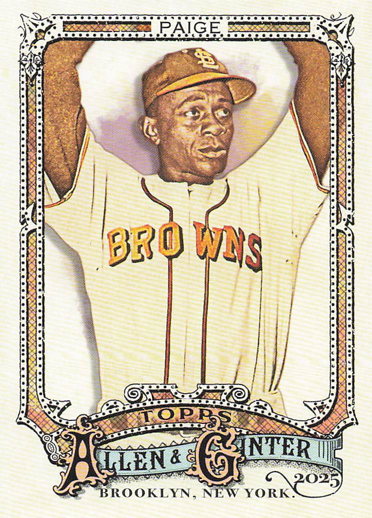 2025 Topps Allen & Ginter Baseball Satchel Paige #57