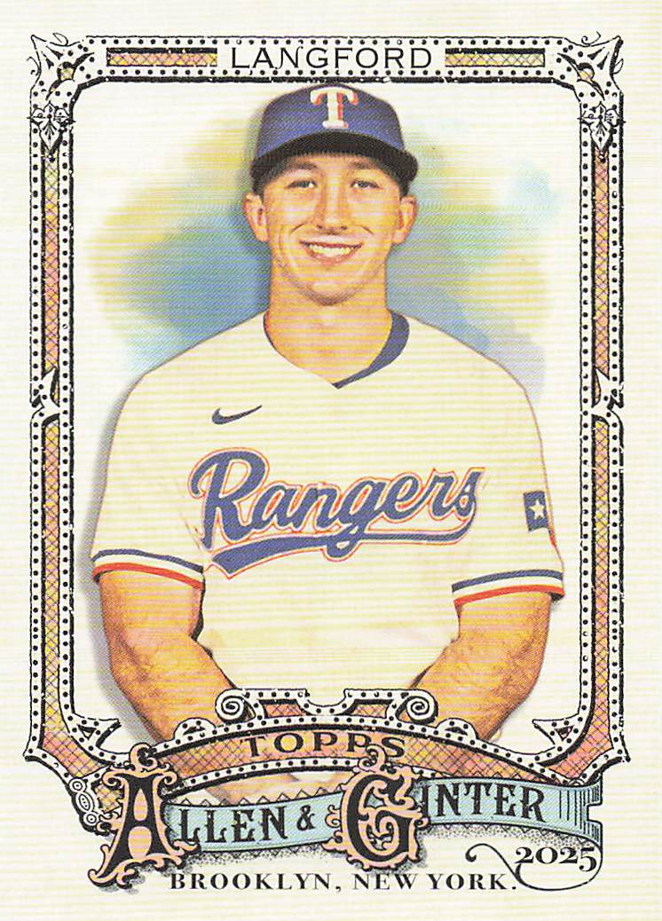 2025 Topps Allen & Ginter Baseball Wyatt Langford #106