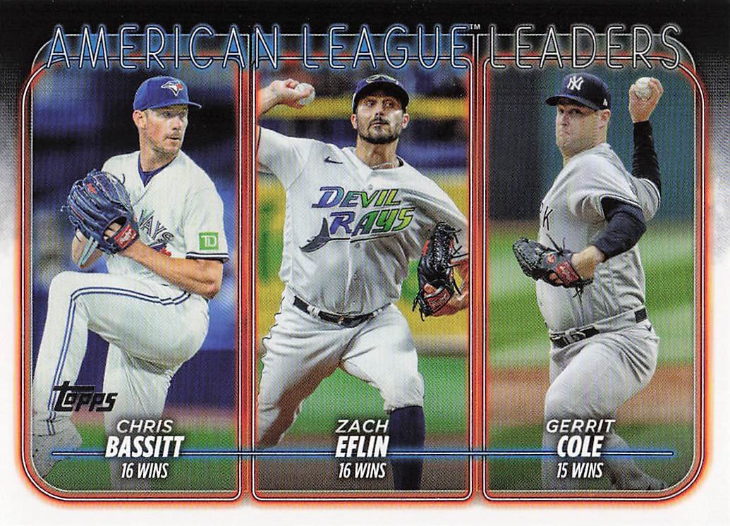 2024 Topps Baseball (Chris Bassitt / Zach Eflin / Gerrit Cole) #57
