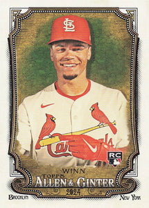 2024 Topps Allen & Ginter Baseball Masyn Winn #24 Rookie
