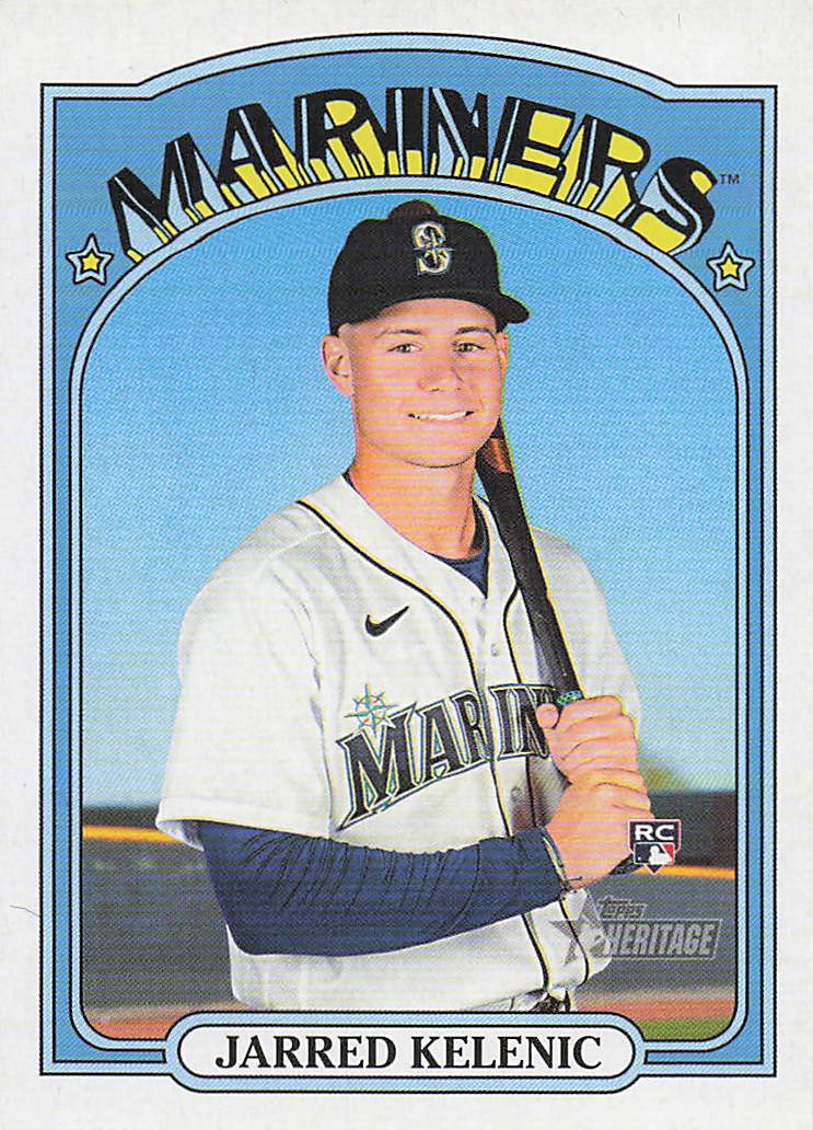 2021 Topps Heritage Baseball Jarred Kelenic #584 Rookie