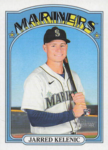 2021 Topps Heritage Baseball Jarred Kelenic #584 Rookie