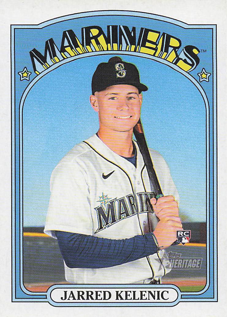 2021 Topps Heritage Baseball Jarred Kelenic #584 Rookie