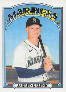 2021 Topps Heritage Baseball Jarred Kelenic #584 Rookie