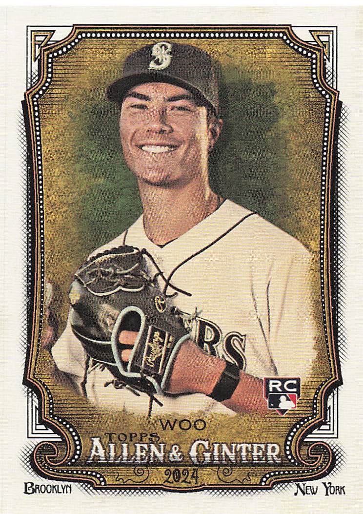 2024 Topps Allen & Ginter Baseball Bryan Woo #78 Rookie