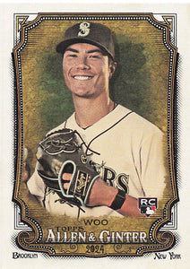 2024 Topps Allen & Ginter Baseball Bryan Woo #78 Rookie