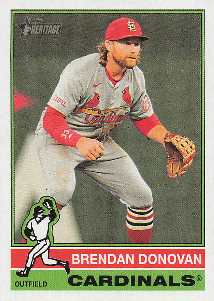 2025 Topps Heritage Baseball Brendan Donovan #225