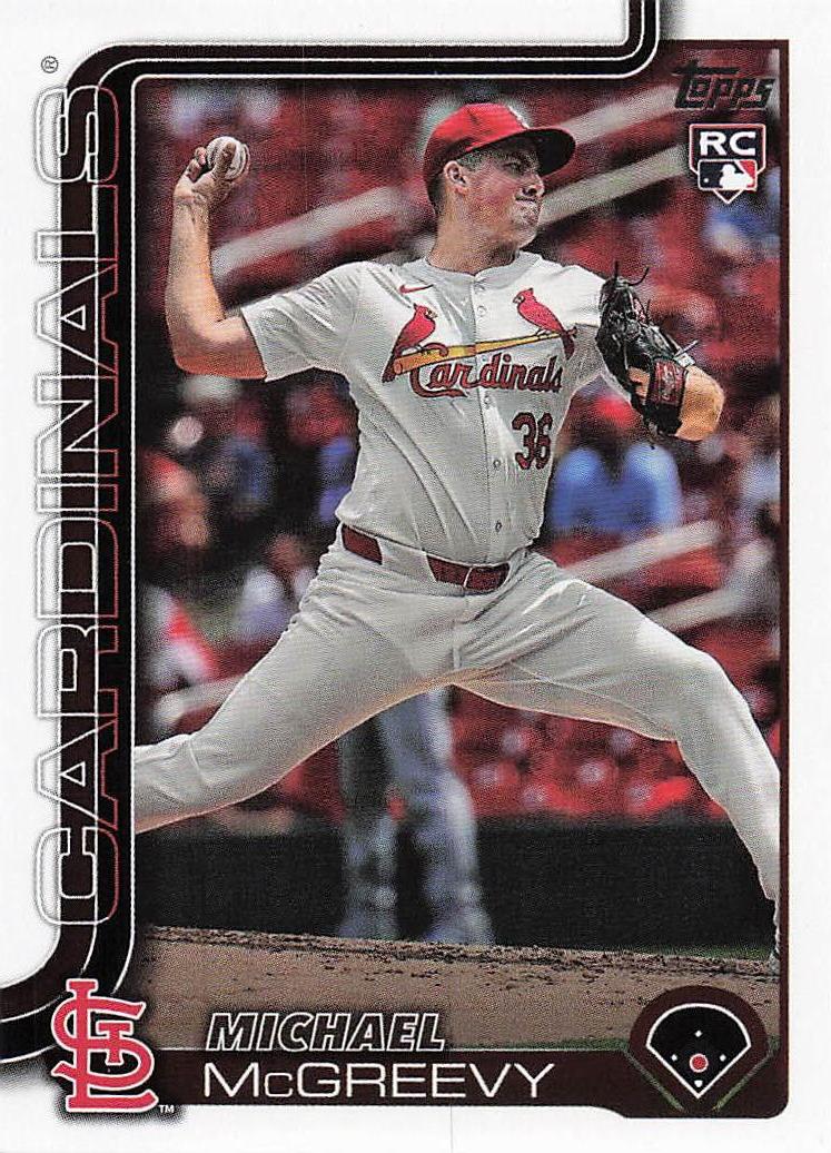 2025 Topps Baseball Michael McGreevy #193 Rookie
