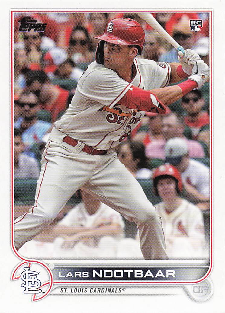 2022 Topps Baseball Lars Nootbaar #58b Rookie